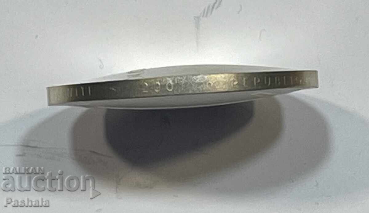 Παράδοση Γαλλία 1 φράγκο 2001. Τελευταίο φράγκο. Σπάνιο