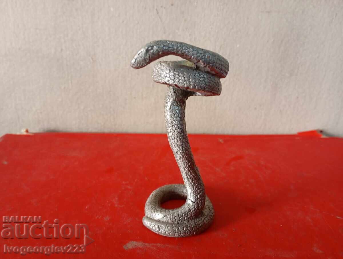 Vintage snake candlestick