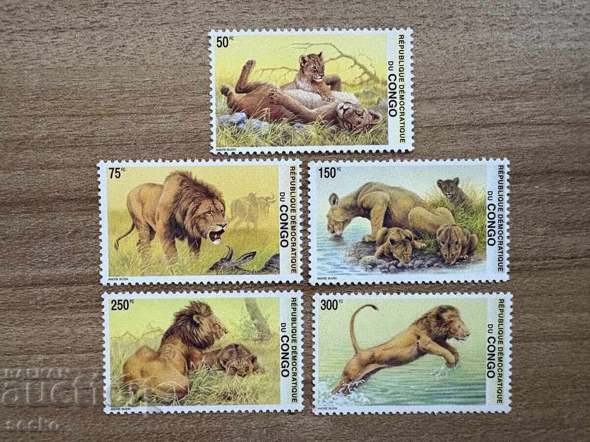 Δ.Κ. Κονγκό - Λιοντάρια (2002) MNH