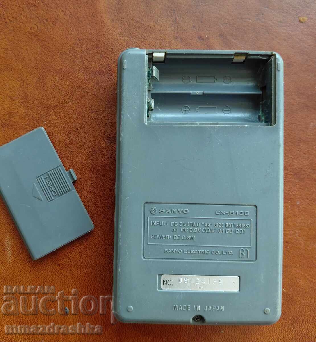 Αριθμομηχανή SANYO CX-8136 με τιμή € 0.01 | 0.02 BGN Αριθμομηχανή SANYO CX-8136 με τιμή € 0.01 | 0.02 BGN