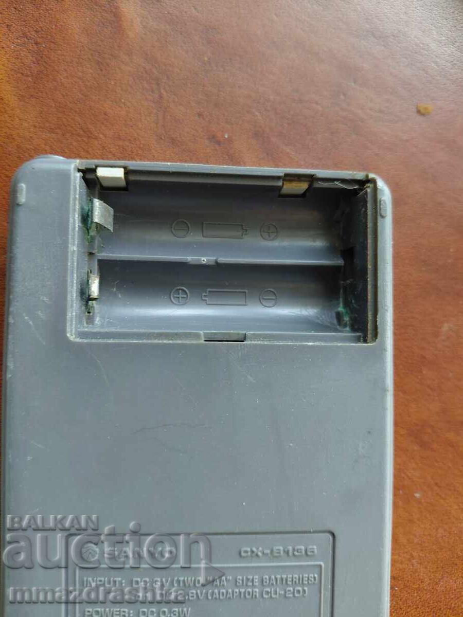 Δημοπρασία Αριθμομηχανή SANYO CX-8136 Δημοπρασία Αριθμομηχανή SANYO CX-8136