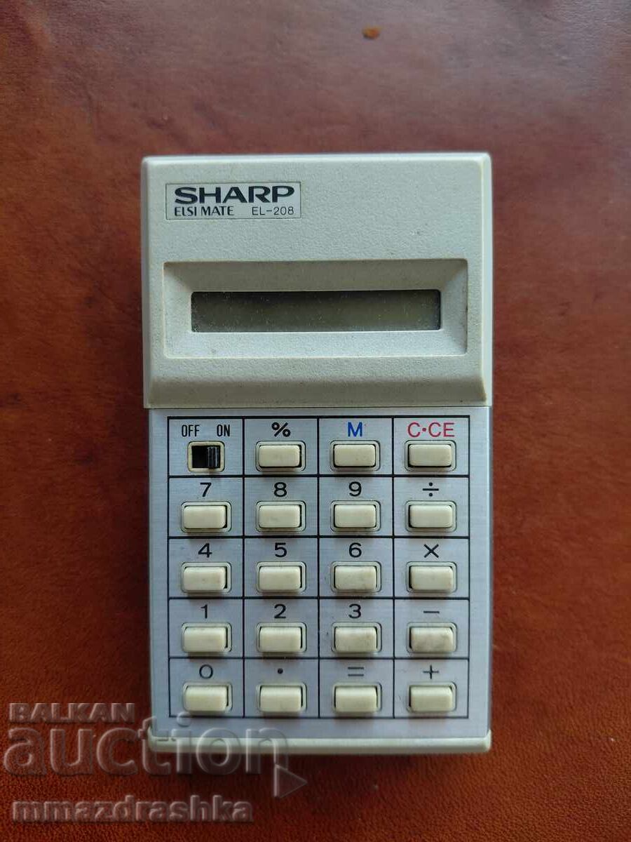 Υπολογιστής Sharp EL-208 Υπολογιστής Sharp EL-208