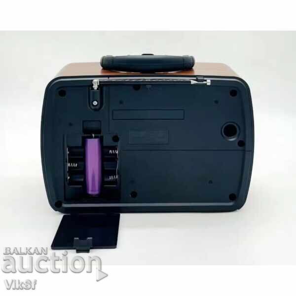 Livrarea Radio multifuncțional FM/AM/SW cu 3 benzi, TF card/USB