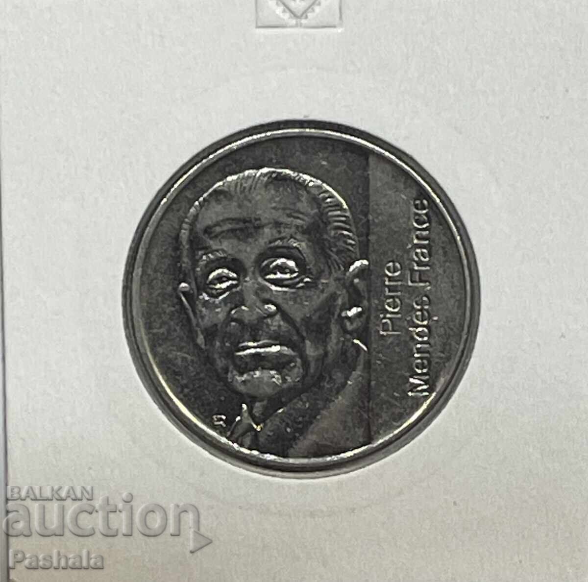 Franța 5 franci 1992 cu preț € 3.00 | 5.87 BGN