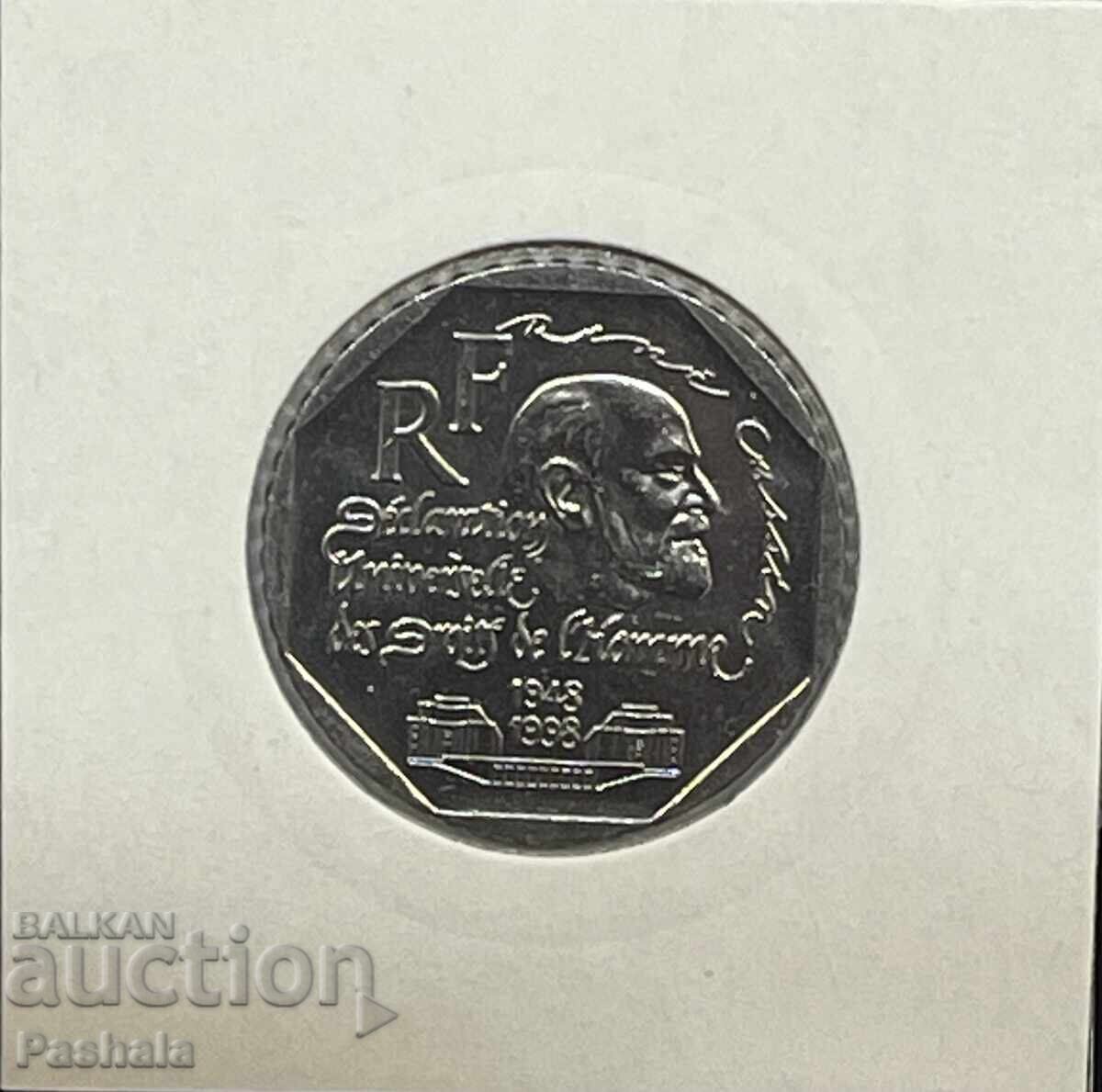 Franța 2 franci 1998 cu preț € 4.00 | 7.82 BGN