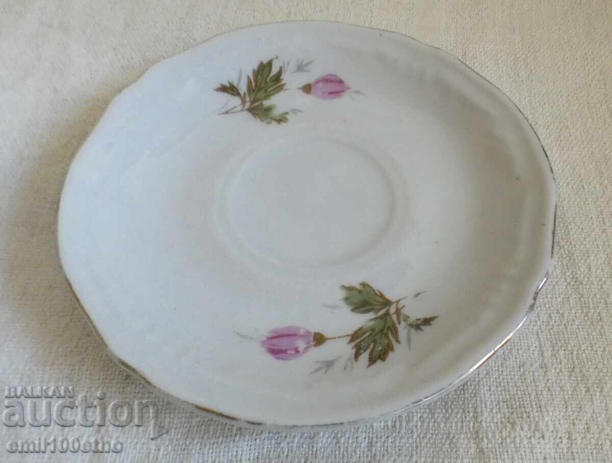 Доставка на Чаша за кафе с чинийка стар порцелан Коста Йорданов Видин