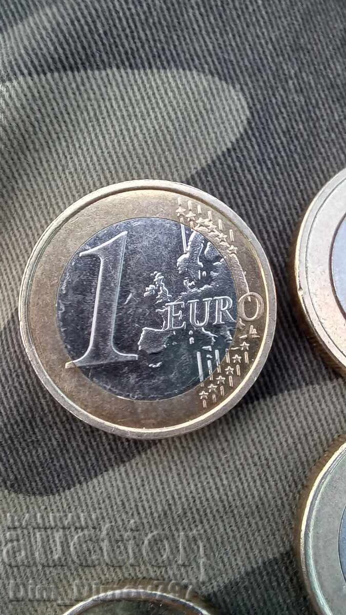 Βουλγαρία 1€ Ιβάν Ρίλσκι ελαττώματα με τιμή € 500.00 | 977.92 BGN