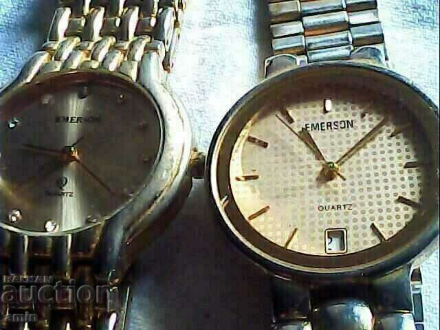 2 pcs 4 watches Emerson, do they work, missing batteries with price € 10.00 | 19.56 BGN