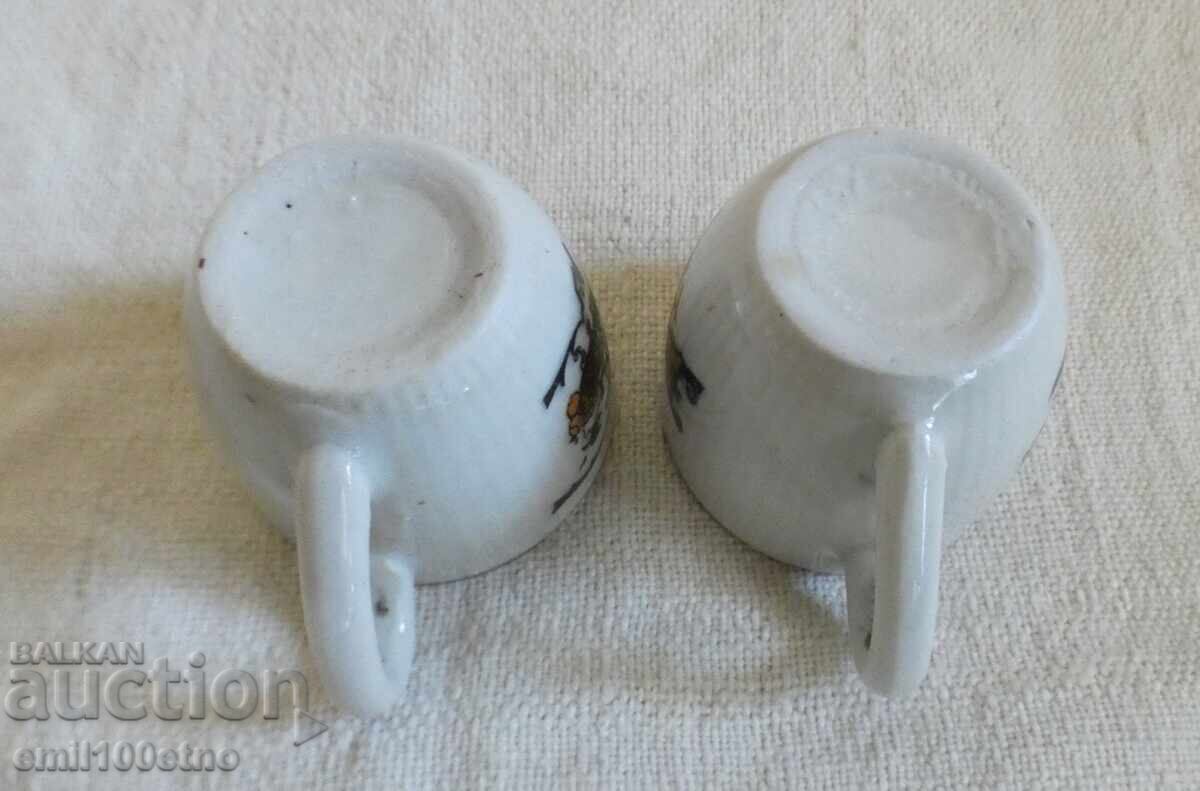 Pair of 2 small cups - 5