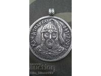 Сребърен Медальон Хан Аспарух. Единствен втори няма.