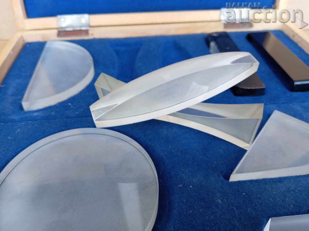 Εκπαιδευτικό βοήθημα, μακέτα, μεγεθυντικοί φακοί, φακοί, πρίσματα φυσικής, δεκαετία του '60 - 5