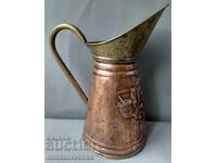 Copper pot for coals