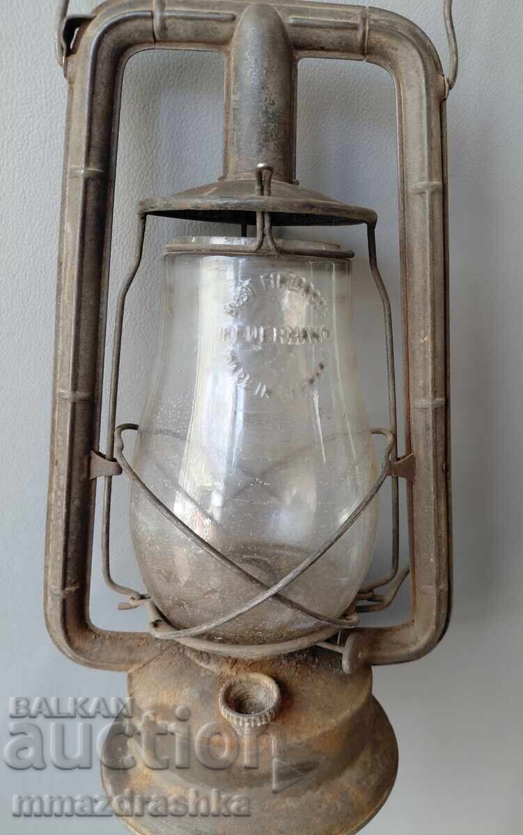 Felinar antic cu gaz Dietz Monarch, vechi de 120 de ani - 5