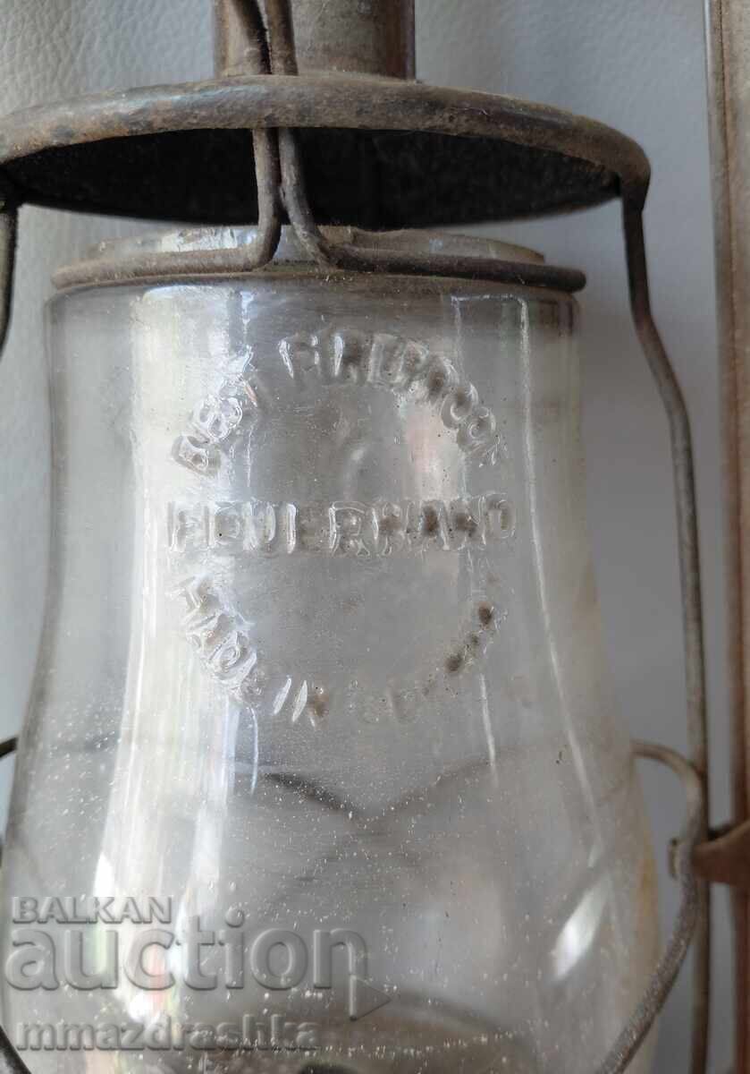 Felinar antic cu gaz Dietz Monarch, vechi de 120 de ani - 6