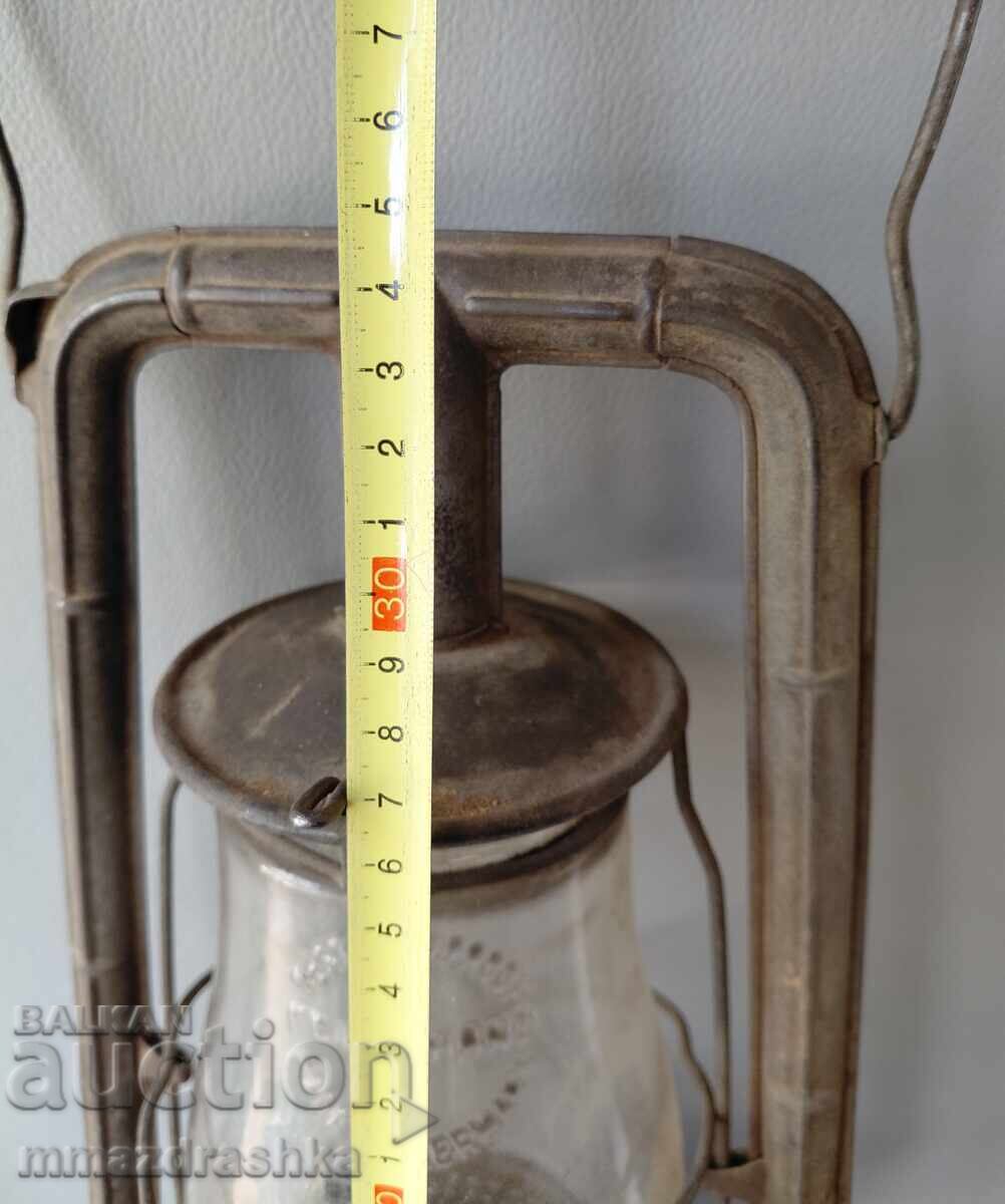 Felinar antic cu gaz Dietz Monarch, vechi de 120 de ani - 7