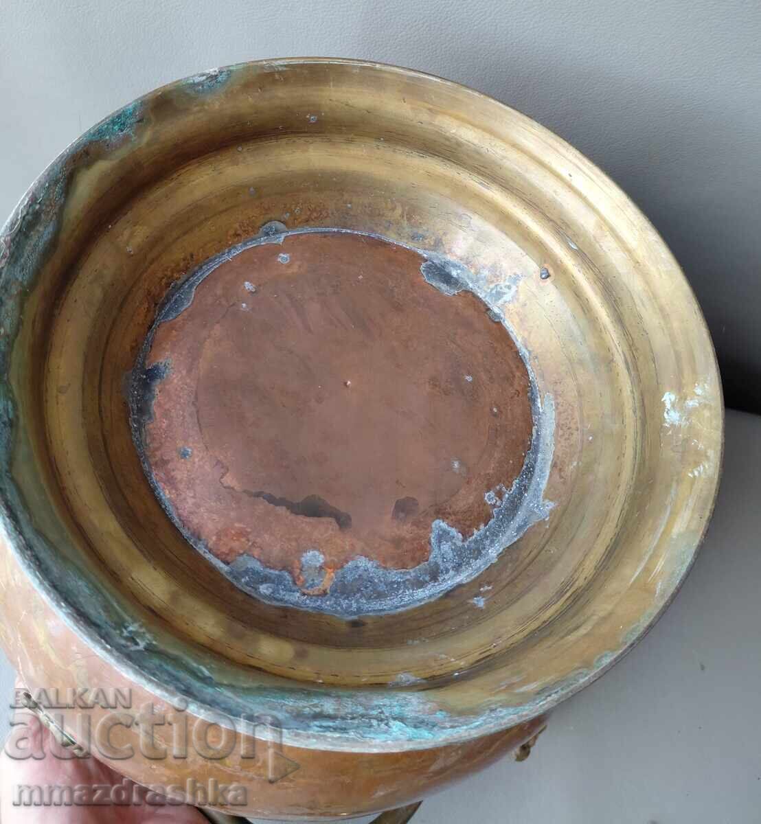 Χάλκινο δοχείο για κάρβουνα 2 - 7