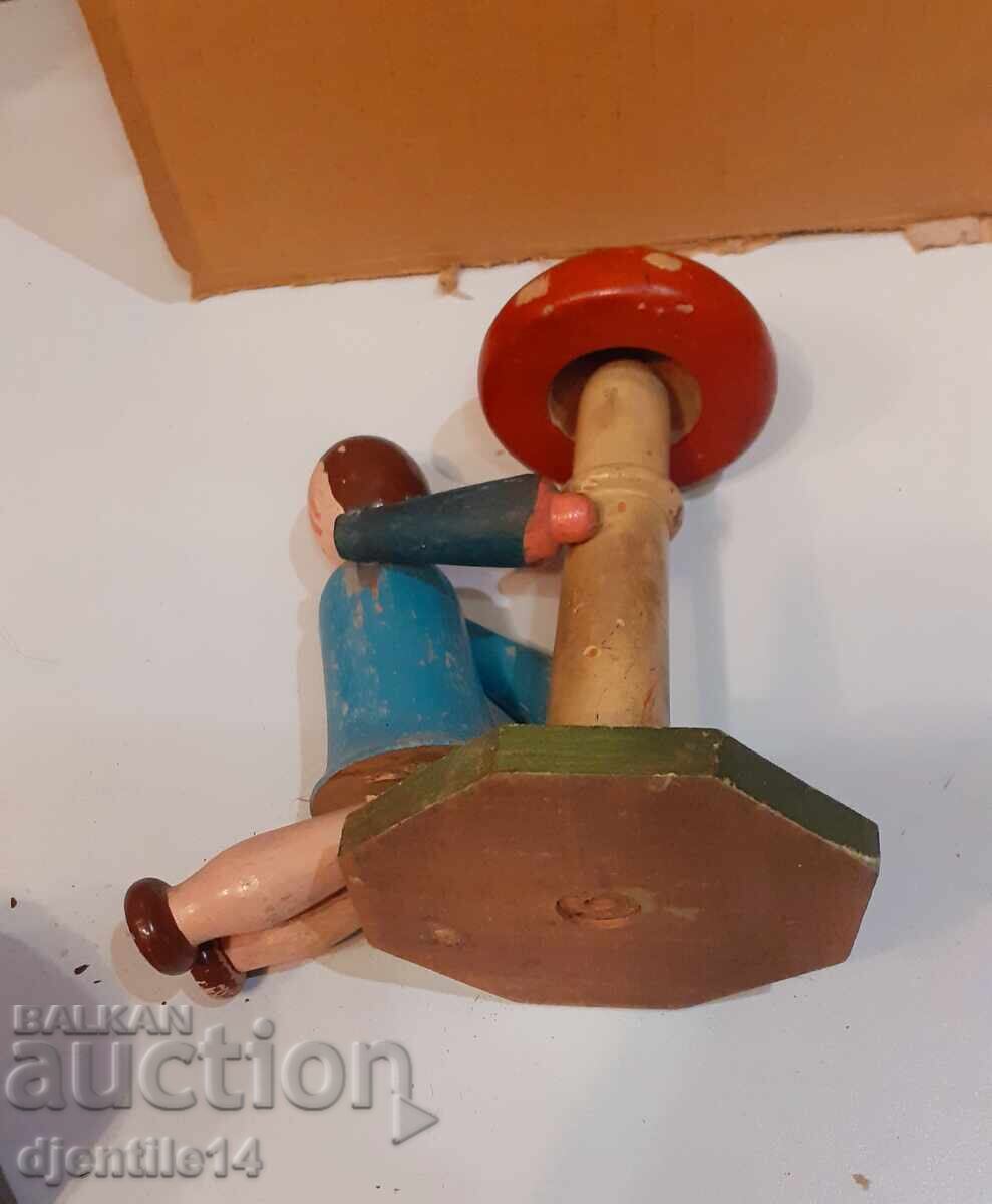 Auction  Old wooden toy