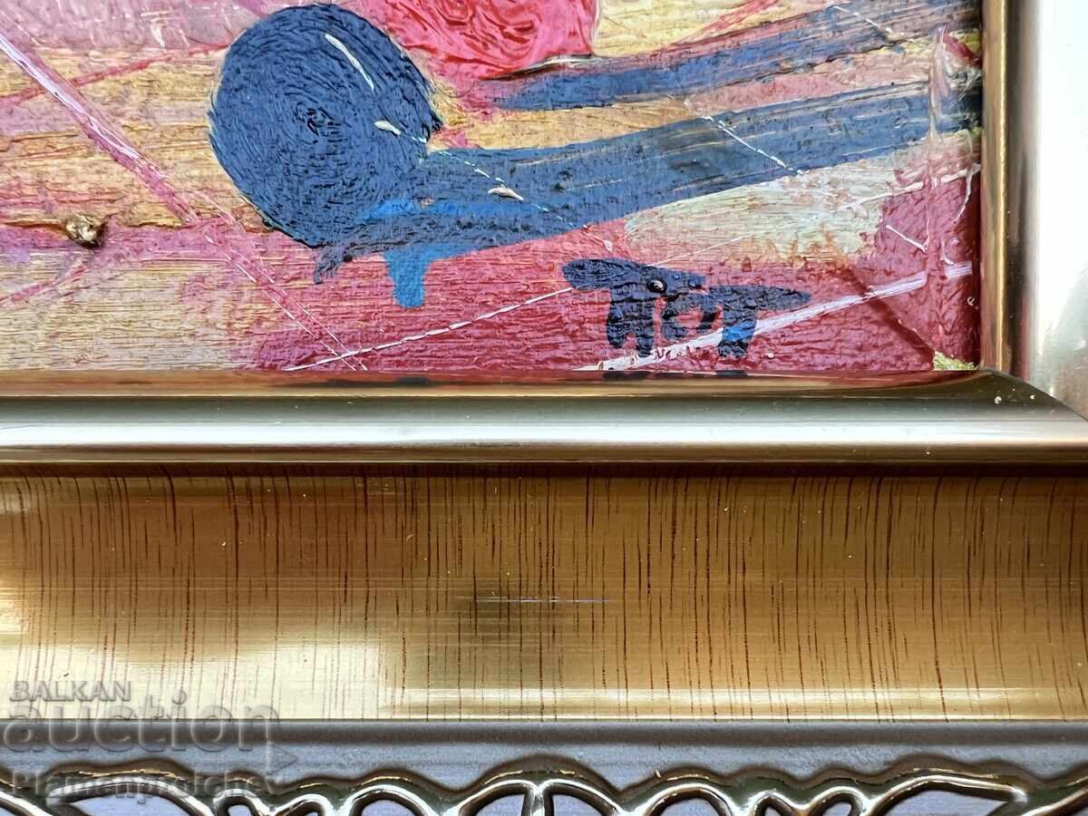 Auction  UNIQUE OIL PAINTING ON CANVAS SIGNED