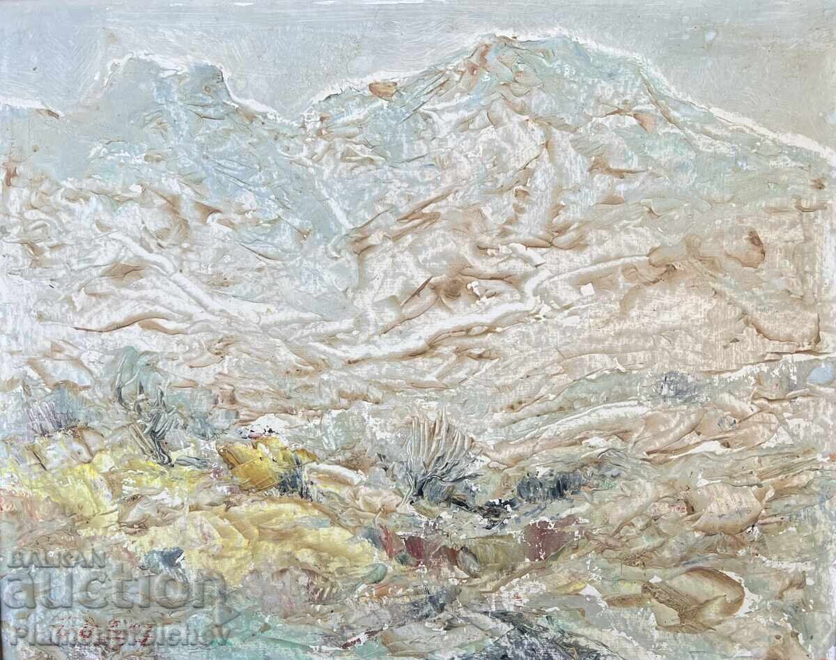 UNIQUE OIL PAINTING SIGNED AND DATED with price € 1000.00 | 1955.83 BGN