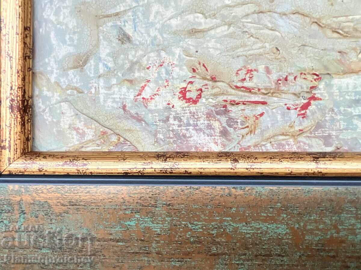 UNIQUE OIL PAINTING SIGNED AND DATED - 5