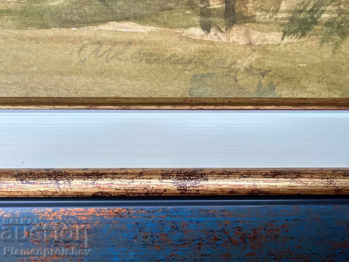 УНИКАТ КАРТИНА ПОДПИСАНА И ДАТИРАНА - 6