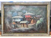 УНИКАТ КАРТИНА МАСЛО ПОДПИСАНА 1980 Г.