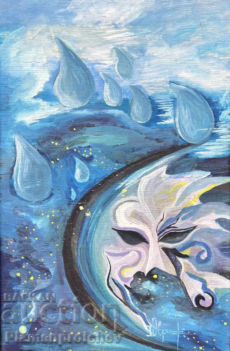 ΜΟΝΑΔΙΚΟΣ ΠΙΝΑΚΑΣ ΕΛΑΙΟΓΡΑΦΙΑ ΥΠΟΓΕΓΡΑΜΜΕΝΟΣ με τιμή € 500.00 | 977.92 BGN