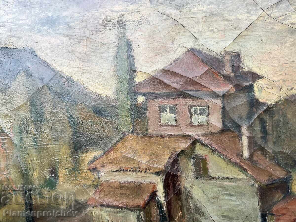 Auction  VERY OLD OIL PAINTING ON CANVAS