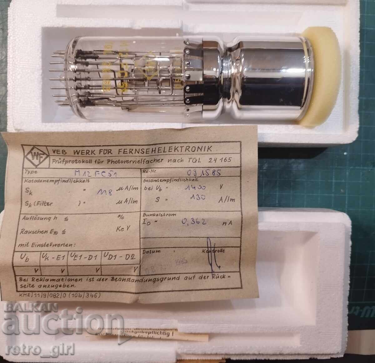 Λυχνία ραδιοφώνου, φωτοαντιδραστήρας