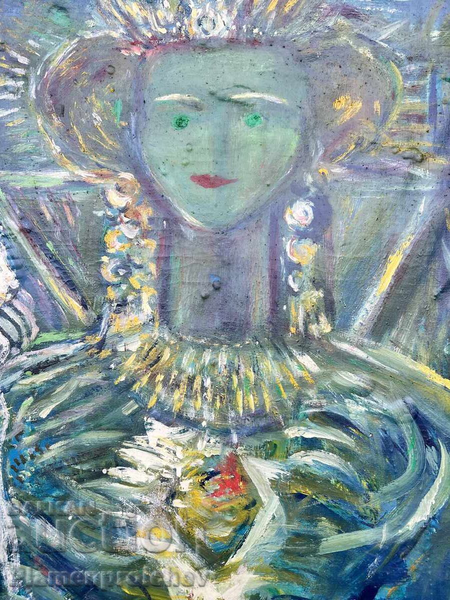 Auction  OLYMPIA PAINTING OIL ON CANVAS