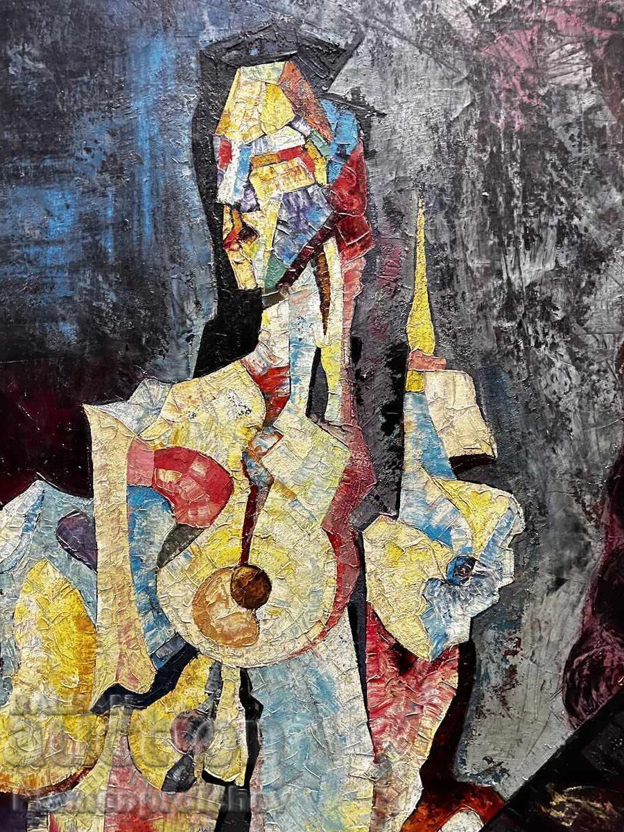 Auction  HUGE UNIQUE PAINTING BY TSVYATKO TSVETKOV OIL ON CANVAS