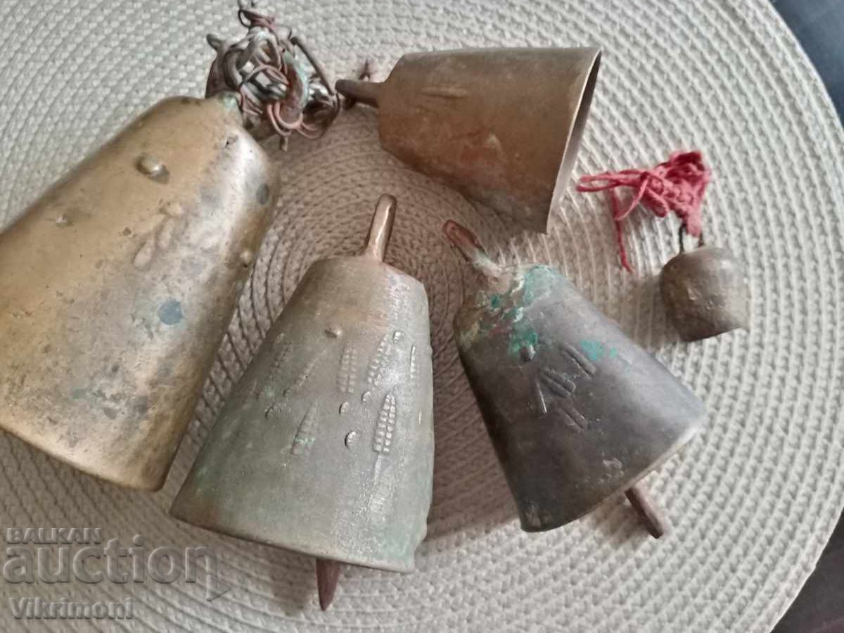 Стар бронзов чан ,голям,тюмбелек,хлопка,звънец, - 7