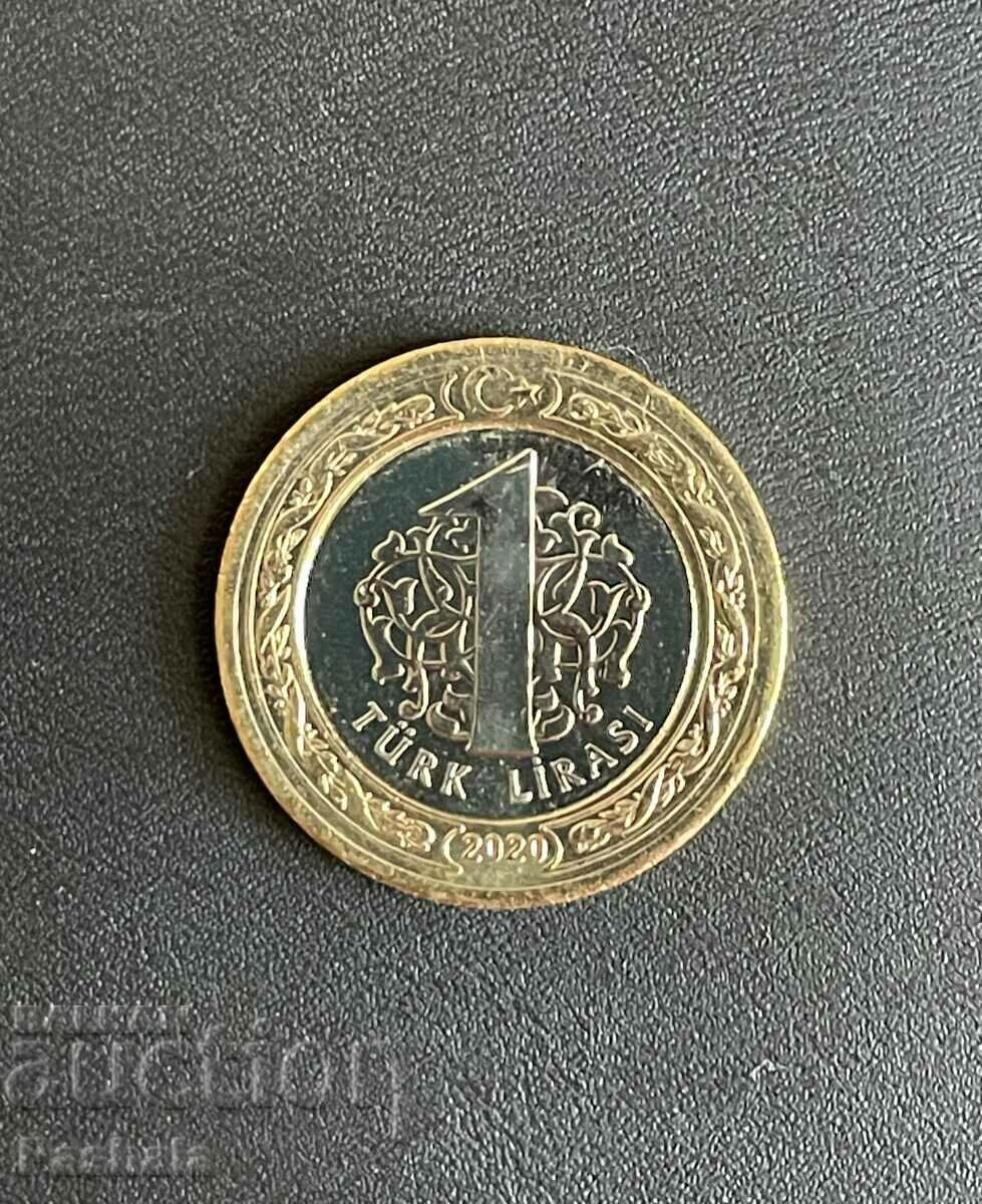 Τουρκία 1 λίρα 2020 /c