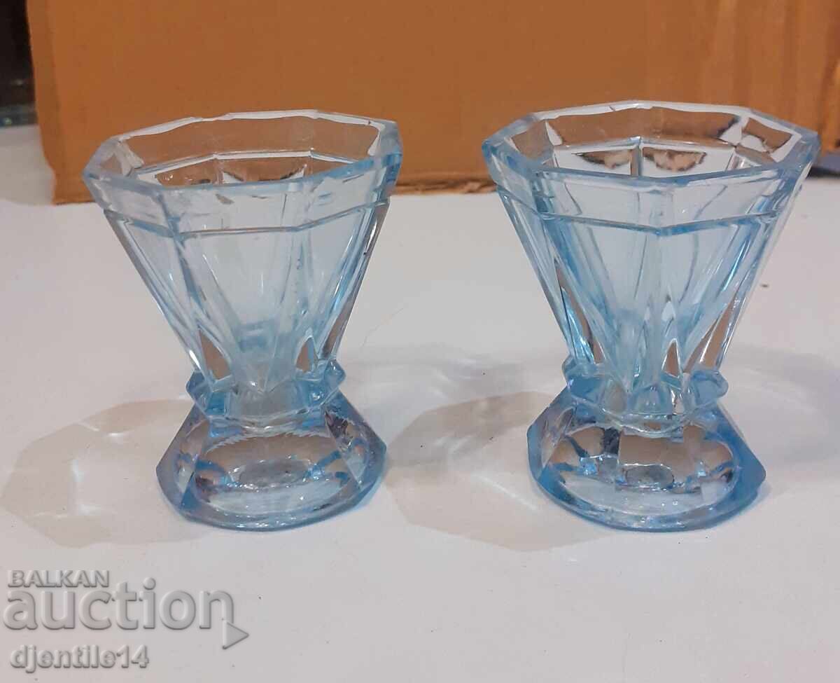 Чаши цветен кристал