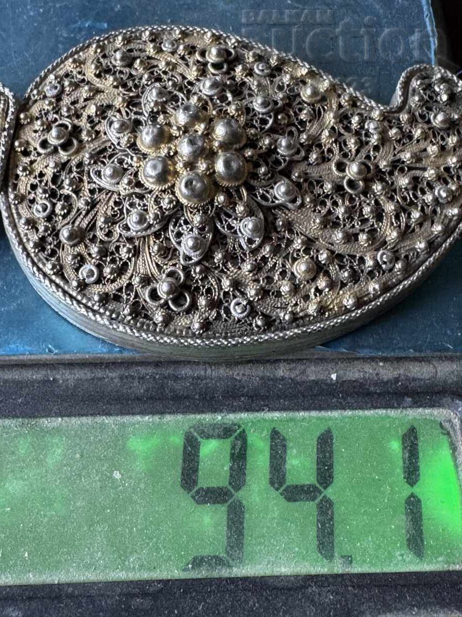 Ασημένια παφτα μονή φιλιγκράν επιχρυσωμένη με τιμή € 165.00 | 322.71 BGN