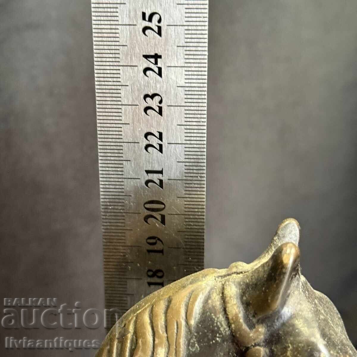 Stylish decorative brass horse figurine with price € 75.00 | 146.69 BGN