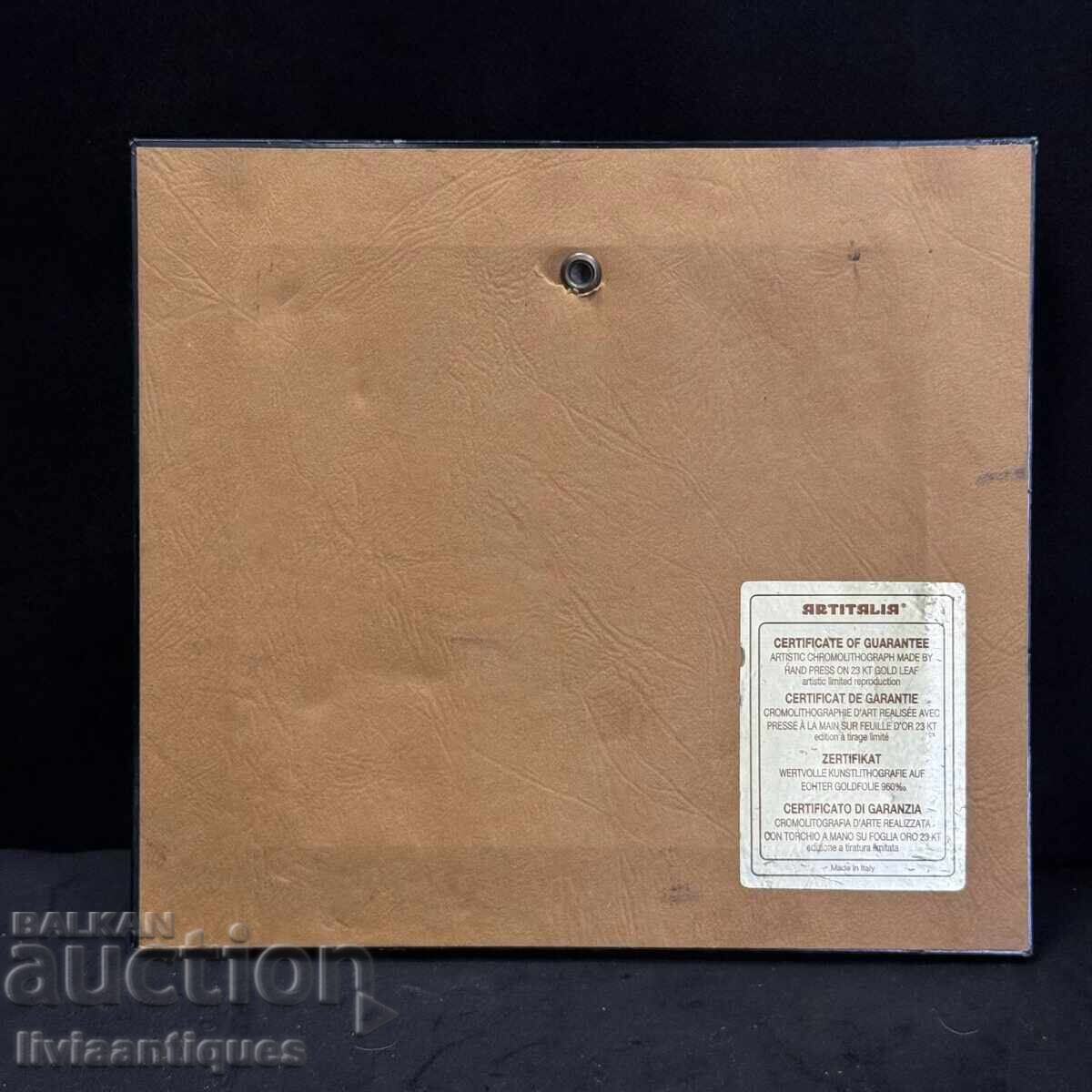 Elegant tablou decorativ italian cu foiță de aur cu preț € 50.00 | 97.79 BGN