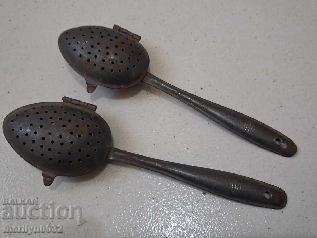 Old tea spoons 2 pieces spoon