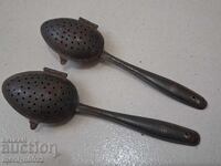 Lingurițe vechi 2 bucăți pentru ceai lingură