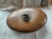 Antique bed warmer/hot water bottle