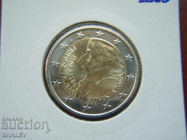 Auction  2 euro 2008 Slovenia "Trubar" - Unc (2 euro)