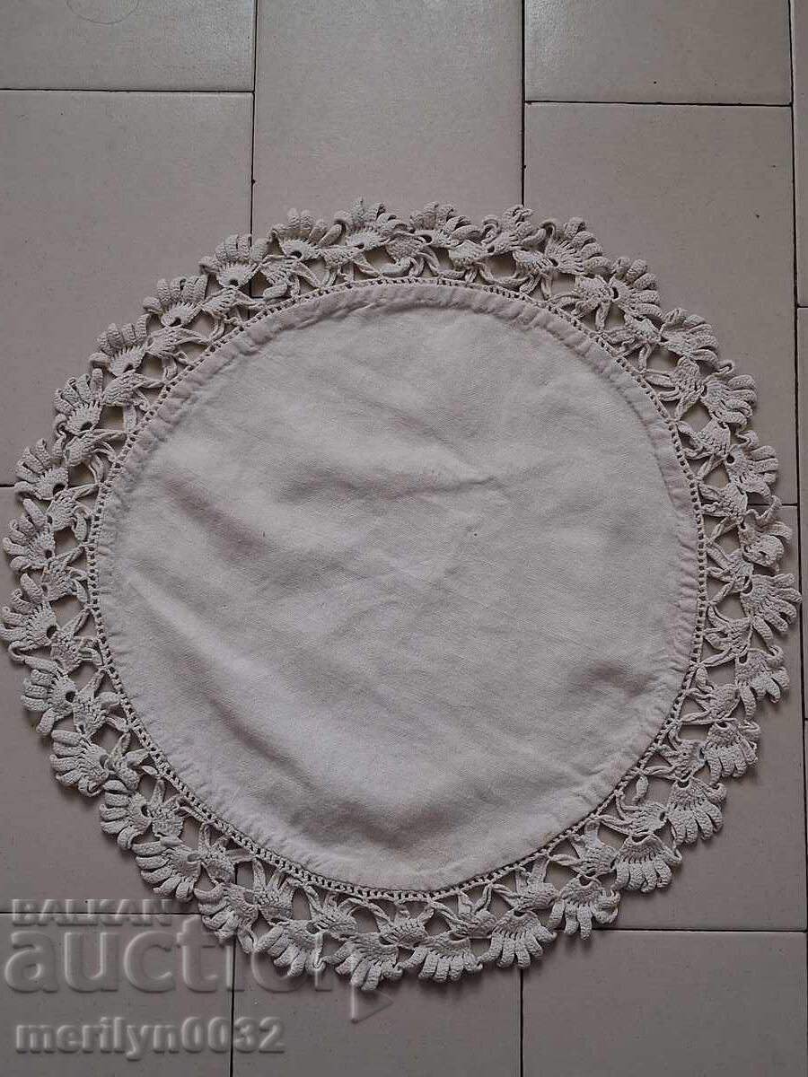 Старо плетено каре, покривка, мильо, българска производство