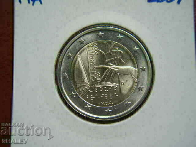 2 euro 2009 Italia „Braille” /Italia/ - Unc (2 euro) cu preț € 7.09 | 13.87 BGN