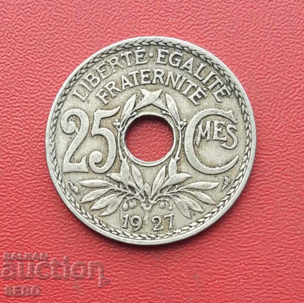 Franța-25 de cenți 1927