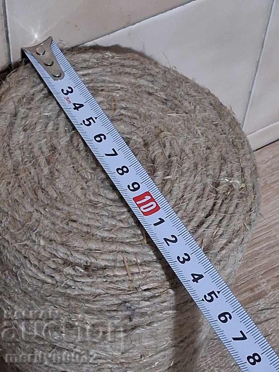 Rolă veche de sfoară de cânepă - 5