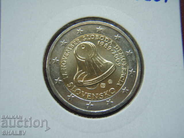 Παράδοση 2 ευρώ 2009 Σλοβακία "20 χρόνια" - Unc (2 ευρώ)