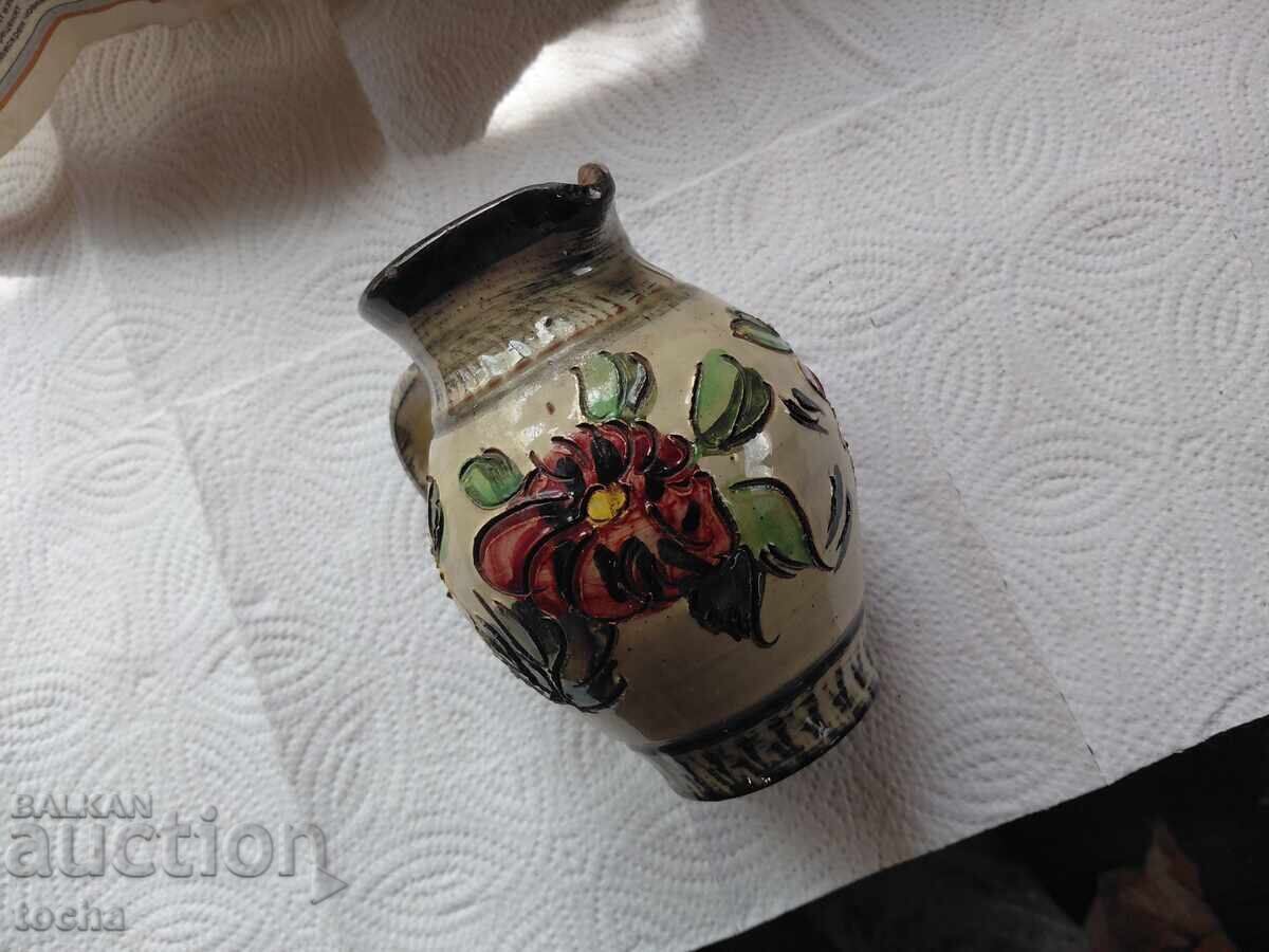 Licitație veche cană ceramică germană