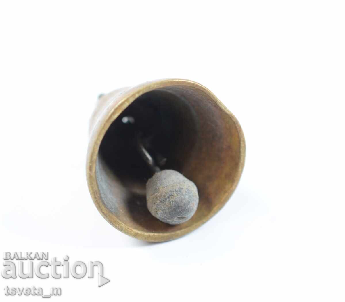 Δημοπρασία Μικρό μπρούτζινο κουδούνι, τσαν ή κλώπα