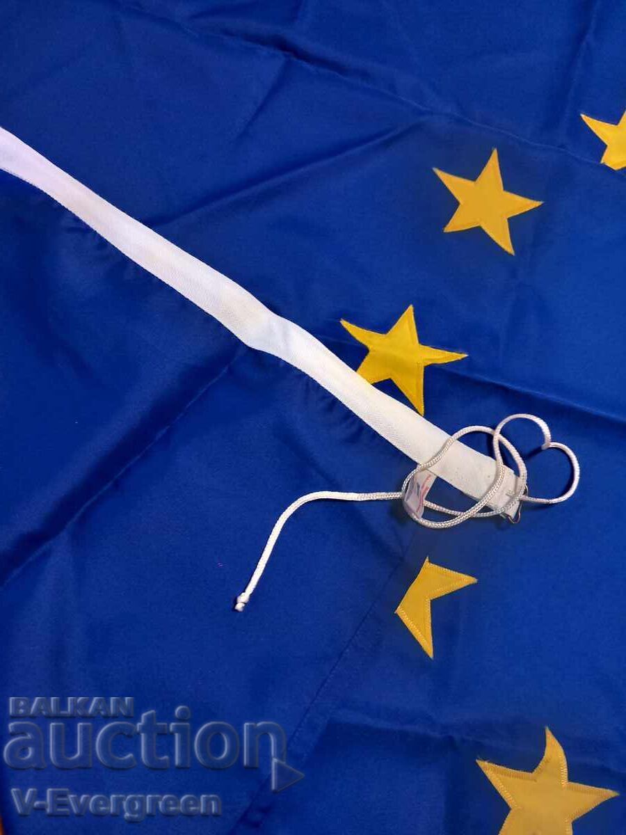 Large EU European Union flag Made in Bulgaria 150cm - 5