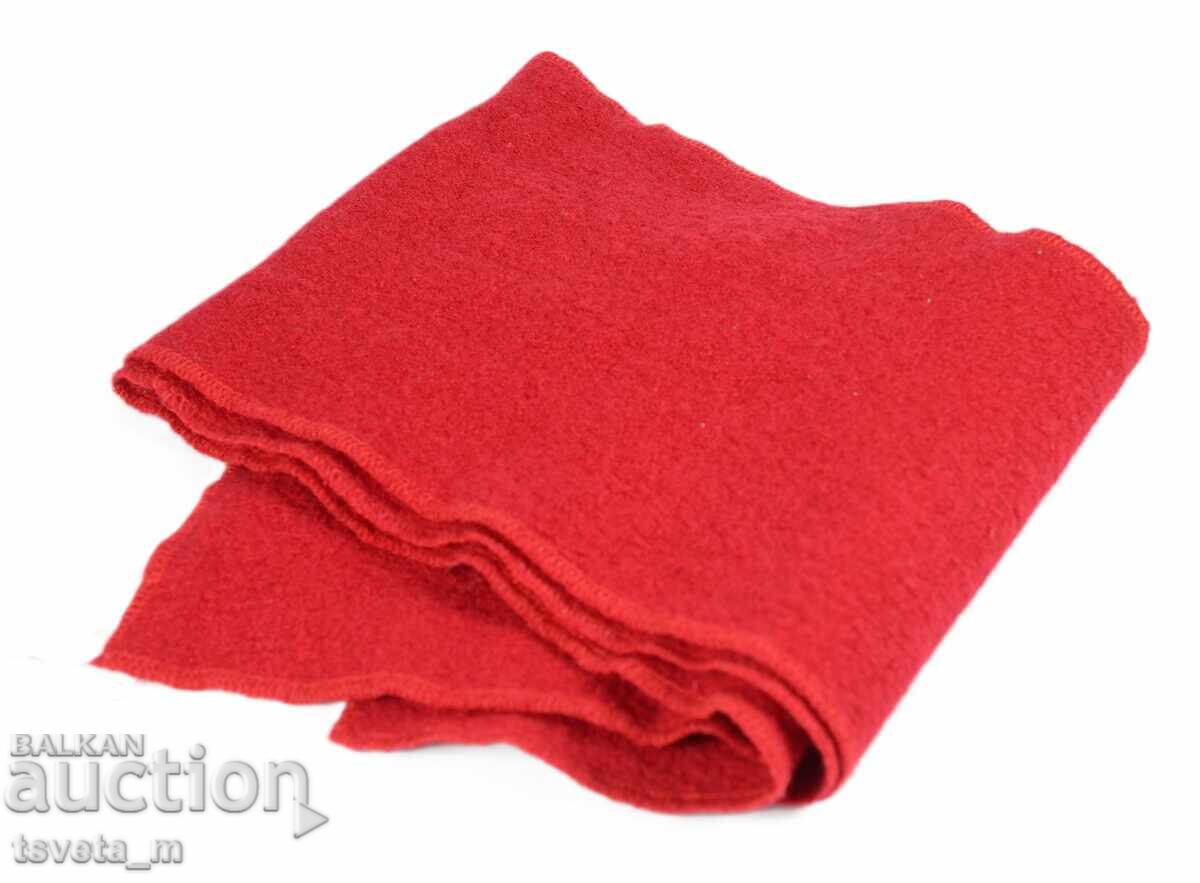 Red men's sash for folk costume